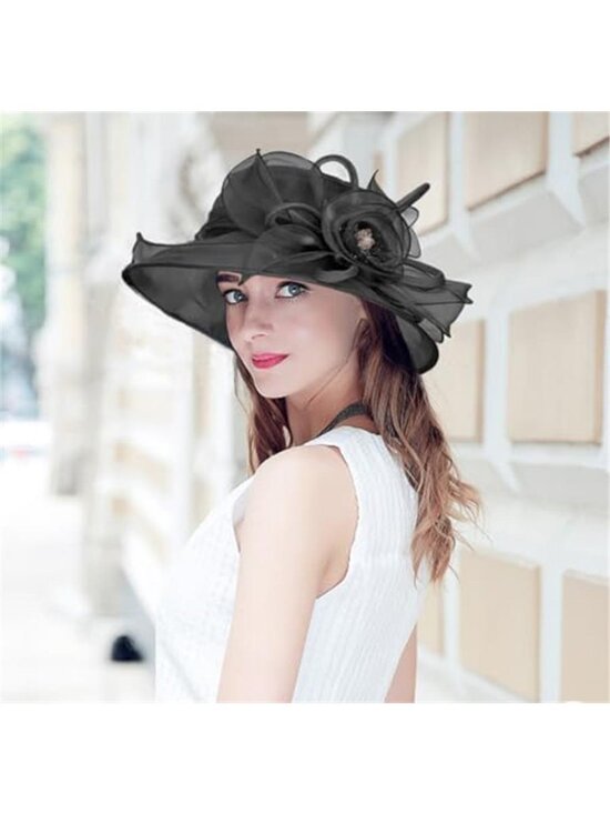 Women\'s Fascinator Hat Sun Hat Derby Hat